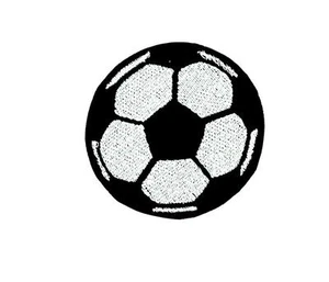Patch embroidered iron / sew badge soccer ball football foot calcio futbol - Bild 1 von 1