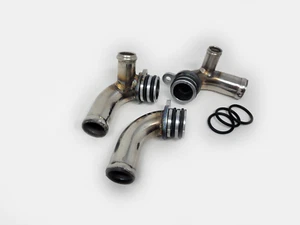 For Porsche 911 997/GT2/RS Turbo Coolant Elbow Pipes for Oil Heat Exchanger - Picture 1 of 4