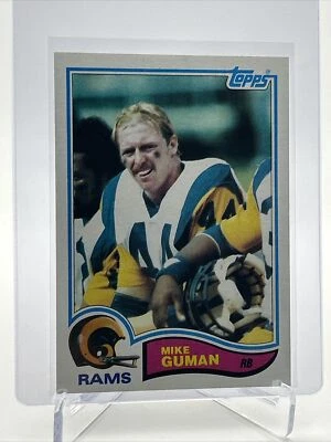 1982 Topps Mike Guman Football Card #376 NM-MT FREE SHIPPING - Image 1 of 3