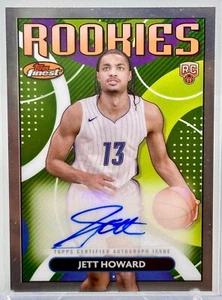 2023-24 JETT HOWARD Topps Finest RFA-JH Finest Rookie AUTO (Free S&H) - Picture 1 of 2