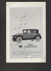 1925 Wills Sainte Claire Car Automobile Marysville MI Vintage Print Ad N25 - Picture 1 of 1