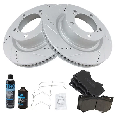 Kit de freio a disco dianteiro para Toyota Tundra, Land Cruiser, Sequoia, Lexus - Imagem 1 de 4