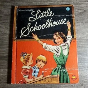 Little School House By Crosby Newell 1958 Vintage Hardcover Wonder Book - Picture 1 of 8