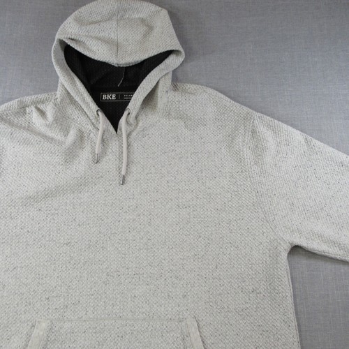 OFF WHITE BKE Felpa con Cappuccio Uomo 2XL "Colore Off White" Tasca Canguro