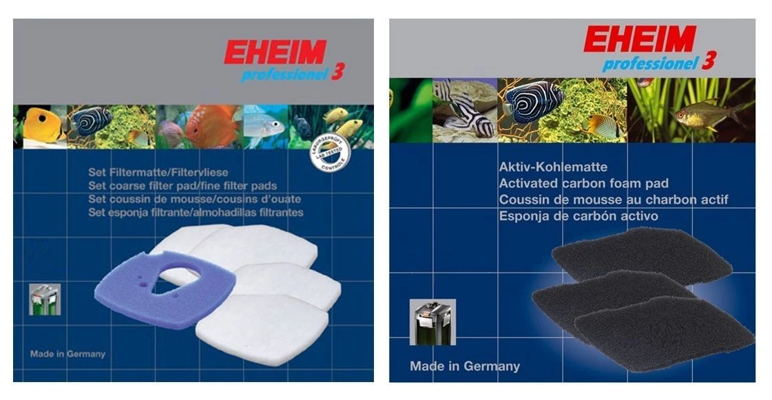 Eheim Carbon Filter Pad – Für Professional 3 Ultra G Filter, 9 Stück (3x3)