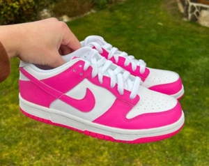 Nike Dunk Low 7Y 'Laser Fuchsia' (GS) ✅ FREE SHIPPING ✅BRAND NEW ✅ - Picture 1 of 2