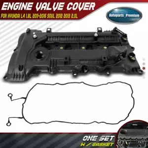Engine Valve Cover with Gasket for Hyundai L4 1.8L 2011-2016 Soul 2012 2013 2.0L - Foto 1 di 8
