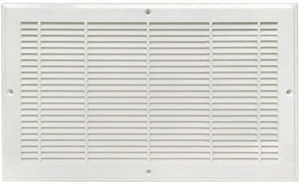 Plastic Rust Proof White Baseboard Return Grille - Multiple Sizes - Picture 1 of 2
