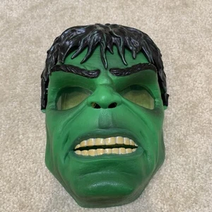 Marvel Incredible Hulk Power Toy Glow Mask Green Eyes Light Up 2008 Working - Picture 1 of 12