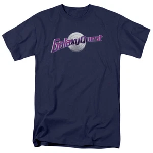 Galaxy Quest Logo T Shirt Mens Licensed Space Movie Tee Navy - Picture 1 of 2