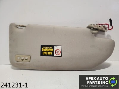 OEM 2003-2006 Volvo XC90 2.9L Right BEIGE Cloth Sun Visor DRIVER W Lights Foto 1 de 4