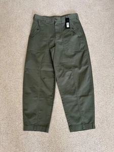 Neu mit Etikett Banana Republic Utility-Hose grün klassische Passform Größe 4 geknöpfte Taschen - Bild 1 von 6