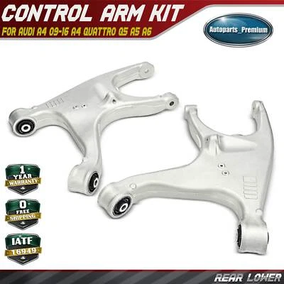 2x Rear Lower Control Arm for Audi A4 09-16 A4 Quattro Q5 A5 A6 Porsche Macan - Image 1 of 4