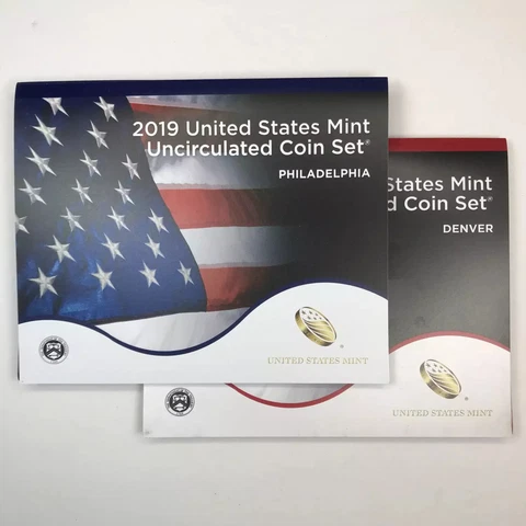 2019 US Mint Uncirculated Coin Set - P & D - 20-Coin Set Cover
