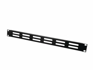 ✔️ PANNELLO 1U 1HE 1 UNITà NERO RACK 19" AERAZIONE VENTILAZIONE FLIGHT CASE ARIA - Foto 1 di 1