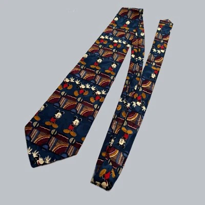 Corbata Disney ilimitada vintage rara de Mickey Mouse Foto 1 de 4