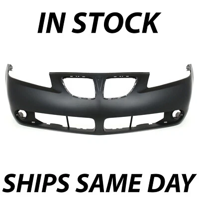 NEW Primered - Front Bumper Cover Fascia for 2005 2006 2007 2008 2009 Pontiac G6 - Image 1 of 4
