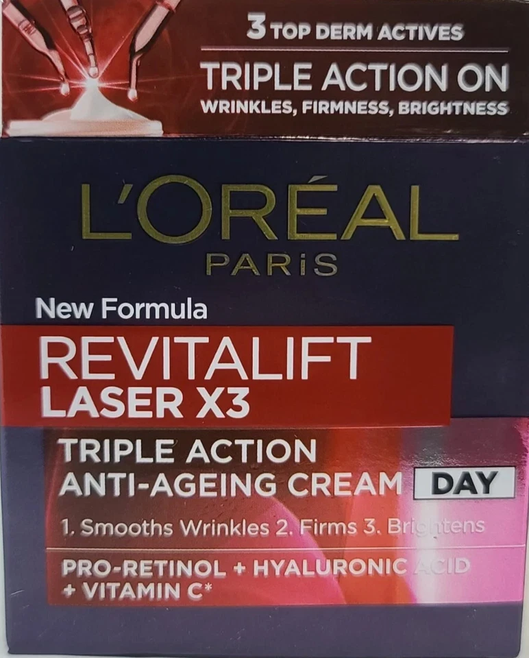 Loreal Revitalift Laser x3 Triple Action Anti-Aging Day Cream 50 ml - Image 1 of 1