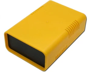 Obudowa uniwersalna, Euro Box, mała, 95x135x45mm, żółta - Zdjęcie 1 z 2