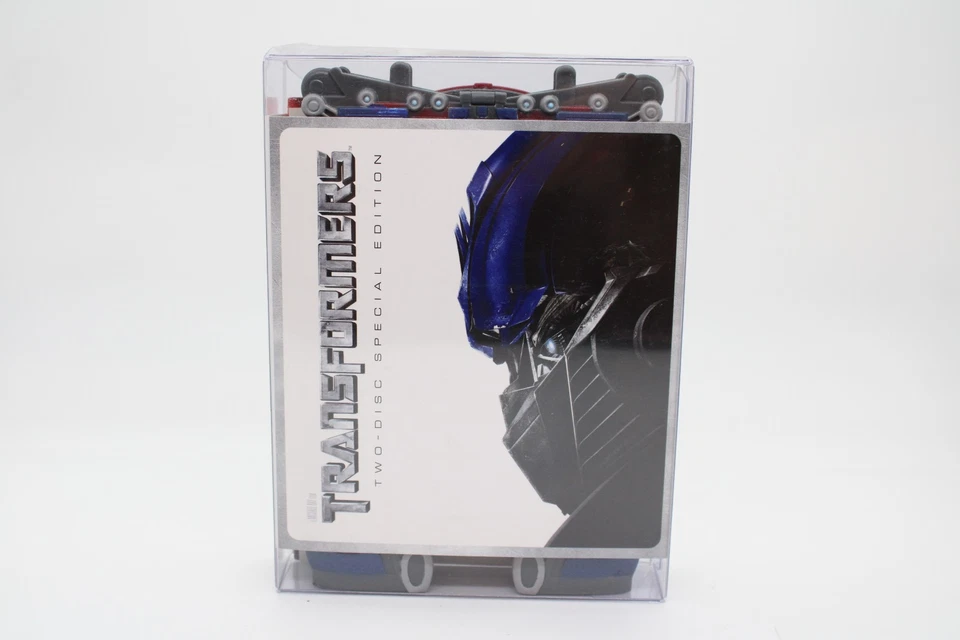 Transformers 2-Disc Special Edition DVD with 15" Transforming Optimus Prime Case Foto 1 de 4
