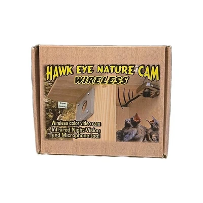 Câmera de Vídeo Sem Fio Bird Watching Nature Cam Hawk Eye Cor de Pássaro NOVA! - Imagem 1 de 4