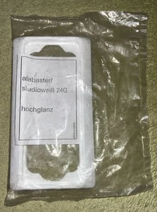 BUSCH-JAEGER Abdeckrahmen 2-fach Alabaster / Studioweiss 24G Hochglanz - Bild 1 von 2