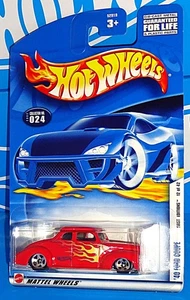Hot Wheels 2002 First Edition Series 12/42 #24 '40 Ford Coupe rot mit 5SP - Bild 1 von 2