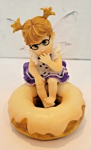 Enesco My Little Kitchen Fairies "Donut Fairie" 2006 Girl Fairy Doughnut 4007322 - Picture 1 of 5