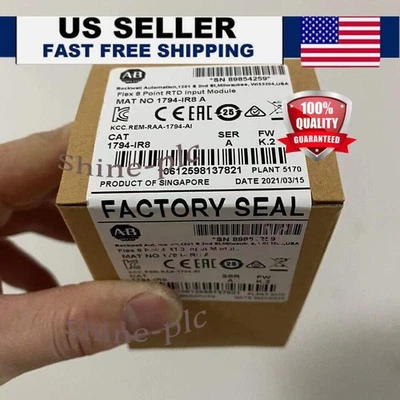 New Factory Sealed AB 1794-IR8 SER A Flex 8 Point RTD Input Module1794IR8 - Image 1 of 4