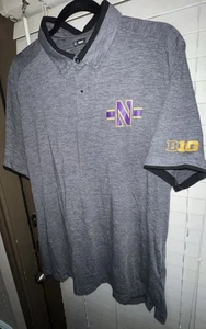 🟪TEAM ISSUED Northwestern Collard Mens Under Armour Big Ten B1G SZ XL - Picture 1 of 6