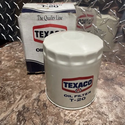 Filtro de aceite Texaco T-20 vintage genuino Foto 1 de 2