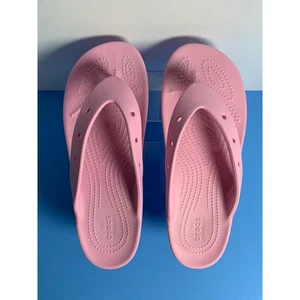 Crocs Womens Classic Platform Flip Flops, Platform Sandals - Picture 1 of 5
