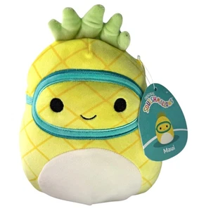 SQUISHMALLOWS Peluche MAUI PIÑA 8.5" Amarillo Natación Buzo Almohada Kelly Juguete Etiquetas - Imagen 1 de 4