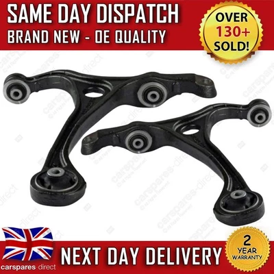 HONDA ACCORD MK7 2002-2008 FRONT LOWER WISHBONE SUSPENSION CONTROL ARMS PAIR X2 - Image 1 of 4