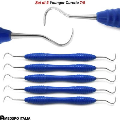 Curette Universali 7/8 Younger Good Parodontologia Pulizia Denti Ablatore Dental Foto 1 de 4