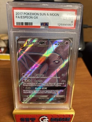 Pokemon Sun And Moon Espeon GX Psa 6 - Image 1 of 2