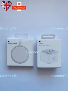 Caricabatterie wireless originale MagSafe Apple iPhone 15 14 13 12 11 Pro A2140 MHXH3ZM/A - Foto 1 di 12