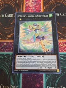 Yugioh Lyrilusc - Ruiseñor montado MACR-EN043 súper raro primera edición casi nuevo - Imagen 1 de 4