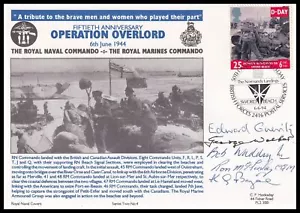 Cubierta Operación Overlord Hockaday Marina Firmada 5 en Acción inc EDWARD GUERITZ - Imagen 1 de 2