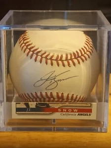 J.T. SNOW California Angels Signed OAL Baseball (PSA/DNA COA) - Picture 1 of 9