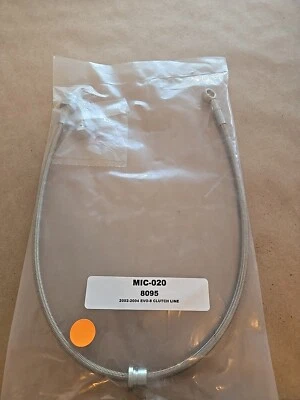 2002-2004 Mitsubishi Evo-8 linha de embreagem trançada de aço MIC-020 8095 (A) - Imagem 1 de 4