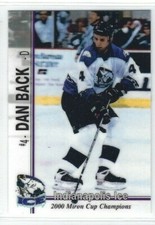 2000-01 Indianapolis Ice (IHL) Dan Back