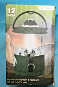 Linterna 12 LED / Linterna 4 LED y Radio AM/FM Multifunción Luz Ultra Brillante - Imagen 1 de 8