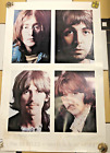 Affiche album blanc vintage des Beatles Apple Corps 36x24