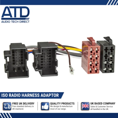 Iso Radio Adaptador Para Chevrolet Aveo Kalos Captiva Epica Bujía Cableado - Imagen 1 de 4
