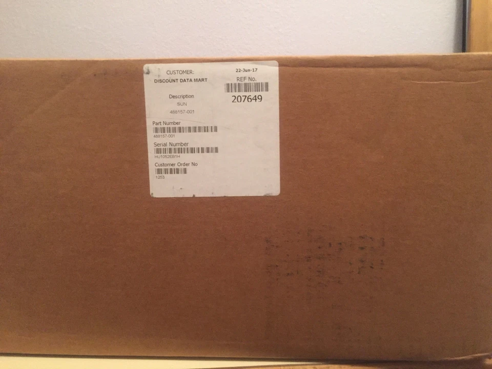 Sun Oracle 380-1592 HP LTO4 Ultrium4 SAS Drive W/ SL24/48 Tray AL568A 488157-001 - Image 1 of 4