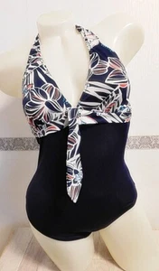 TCM Neckholder Badeanzug Gr.38 Brust gefüttert hoher Rücken - Bild 1 von 2