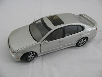 AUTOart 1/18 Diecast Silver Lexus GS 400 Model Car Dealer Promo VG - Image 1 of 4