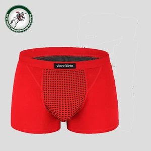 Reino Unido Para hombres Ropa Interior Magnética Transpirable Calzoncillos Calzoncillos Cortos Vinre Rojo - Imagen 1 de 4