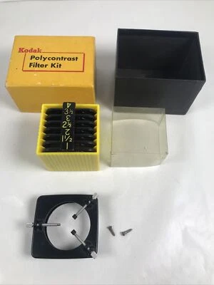Vintage KODAK POLYCONTRAST FILTER KIT Model A With Box - Image 1 of 4